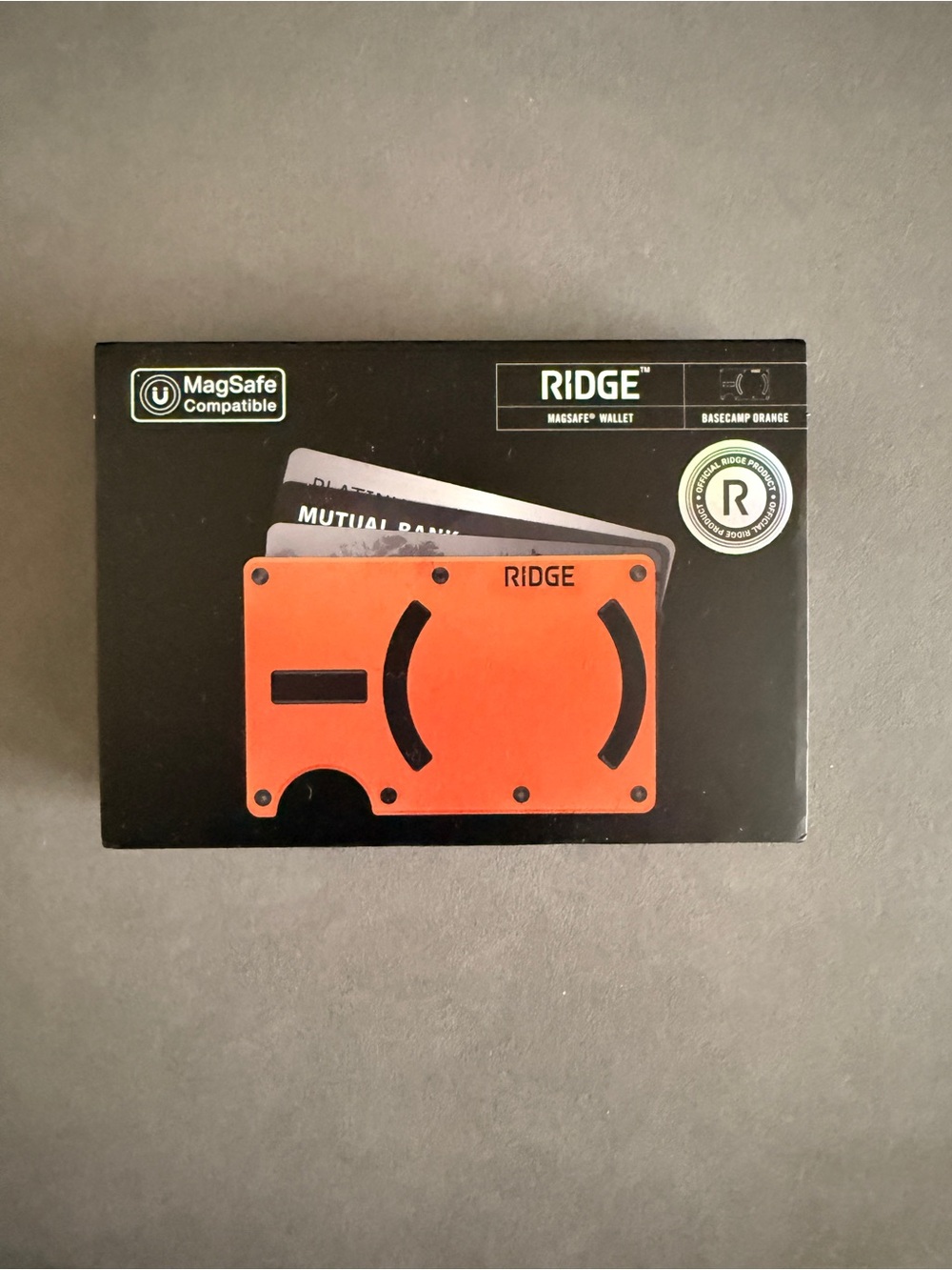Ridge MagSafe Wallet, Basecamp Orange, NIB, NWT - Picture 7 of 8